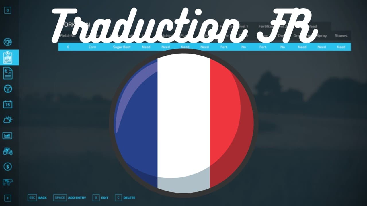 French Translation of Work Plan 3