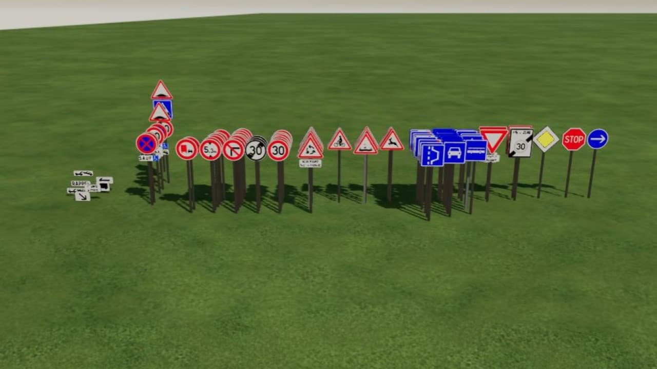 French road signs (Prefab) 5