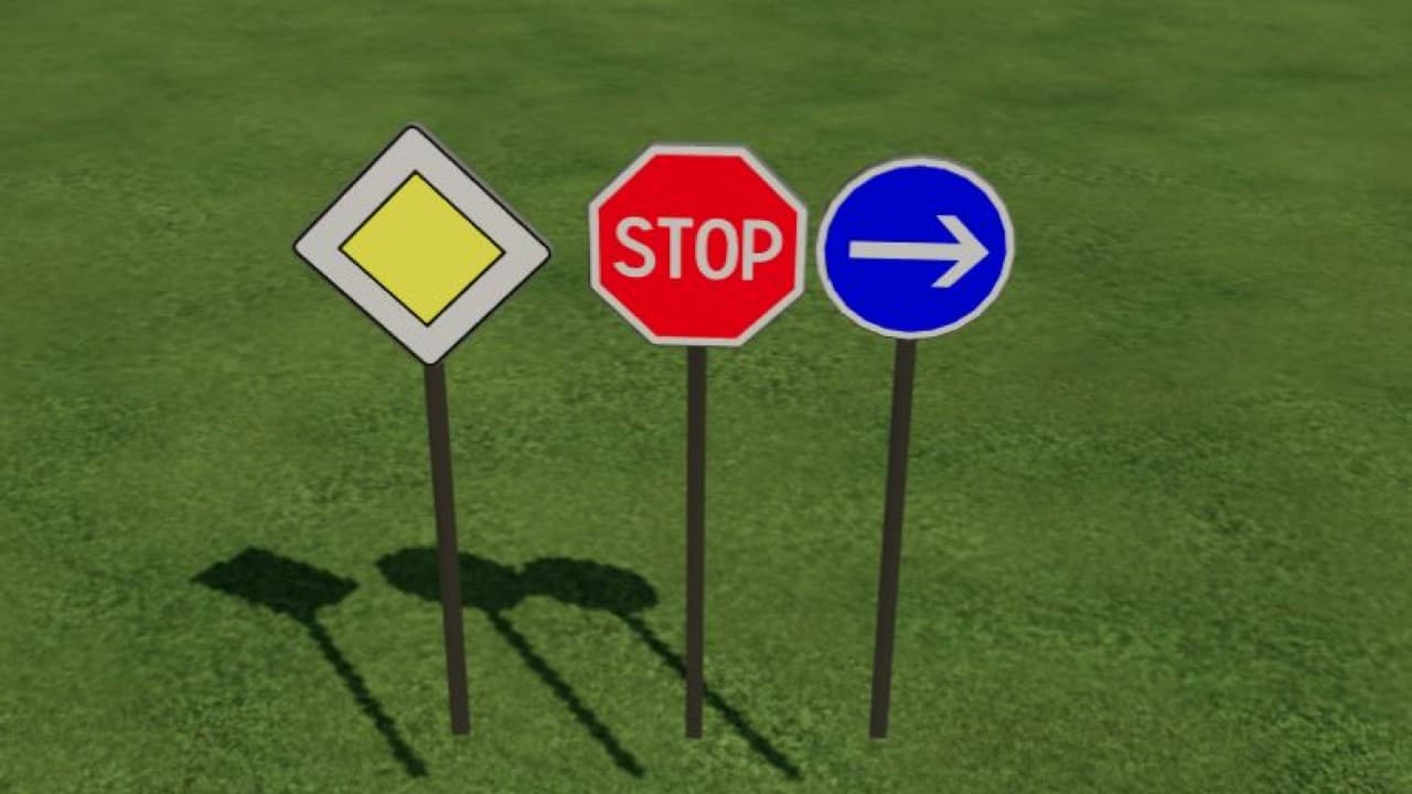 French road signs (Prefab) 4