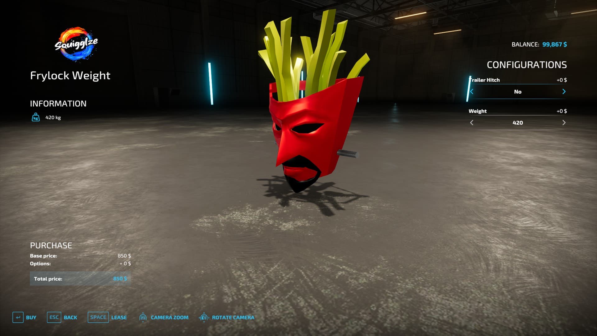 Frylock Weight 3