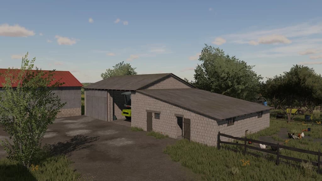 GARAGE WITH CHICKEN COOP