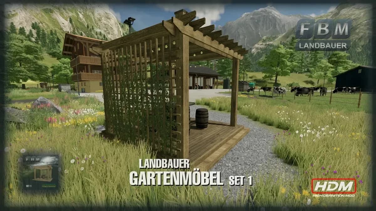 GARDEN FURNITURE SET 1 5