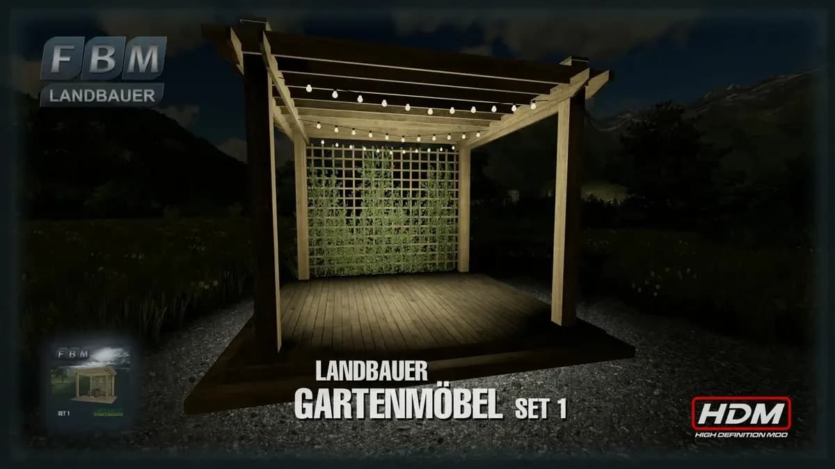 GARDEN FURNITURE SET 1 3