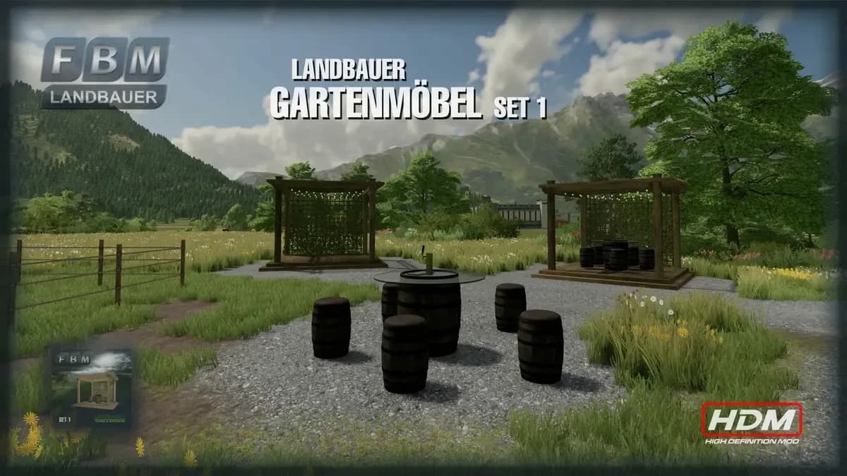 GARDEN FURNITURE SET 1