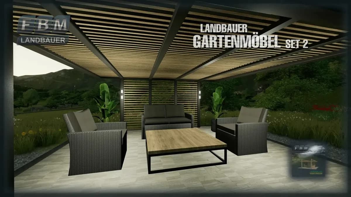 GARDEN FURNITURE SET 2 5