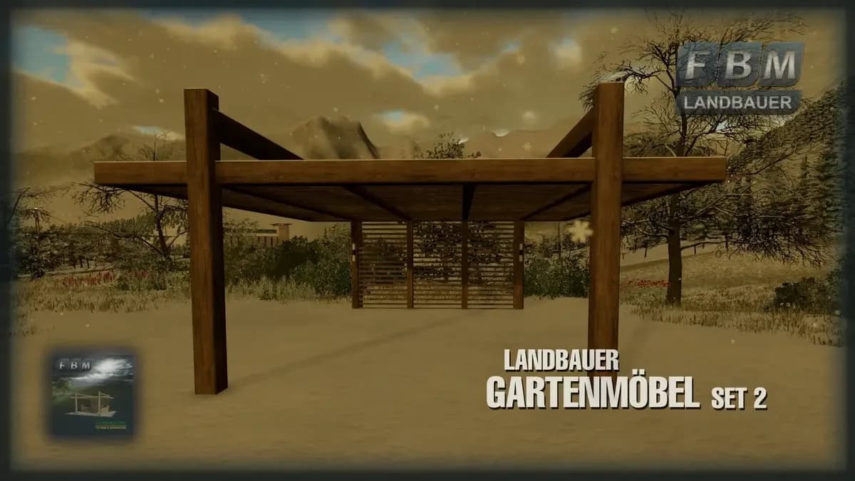 GARDEN FURNITURE SET 2 4