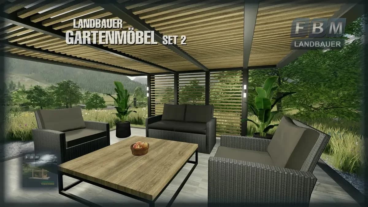 GARDEN FURNITURE SET 2
