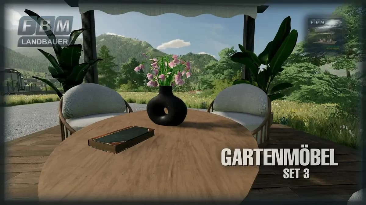 GARDEN FURNITURE SET 3 5
