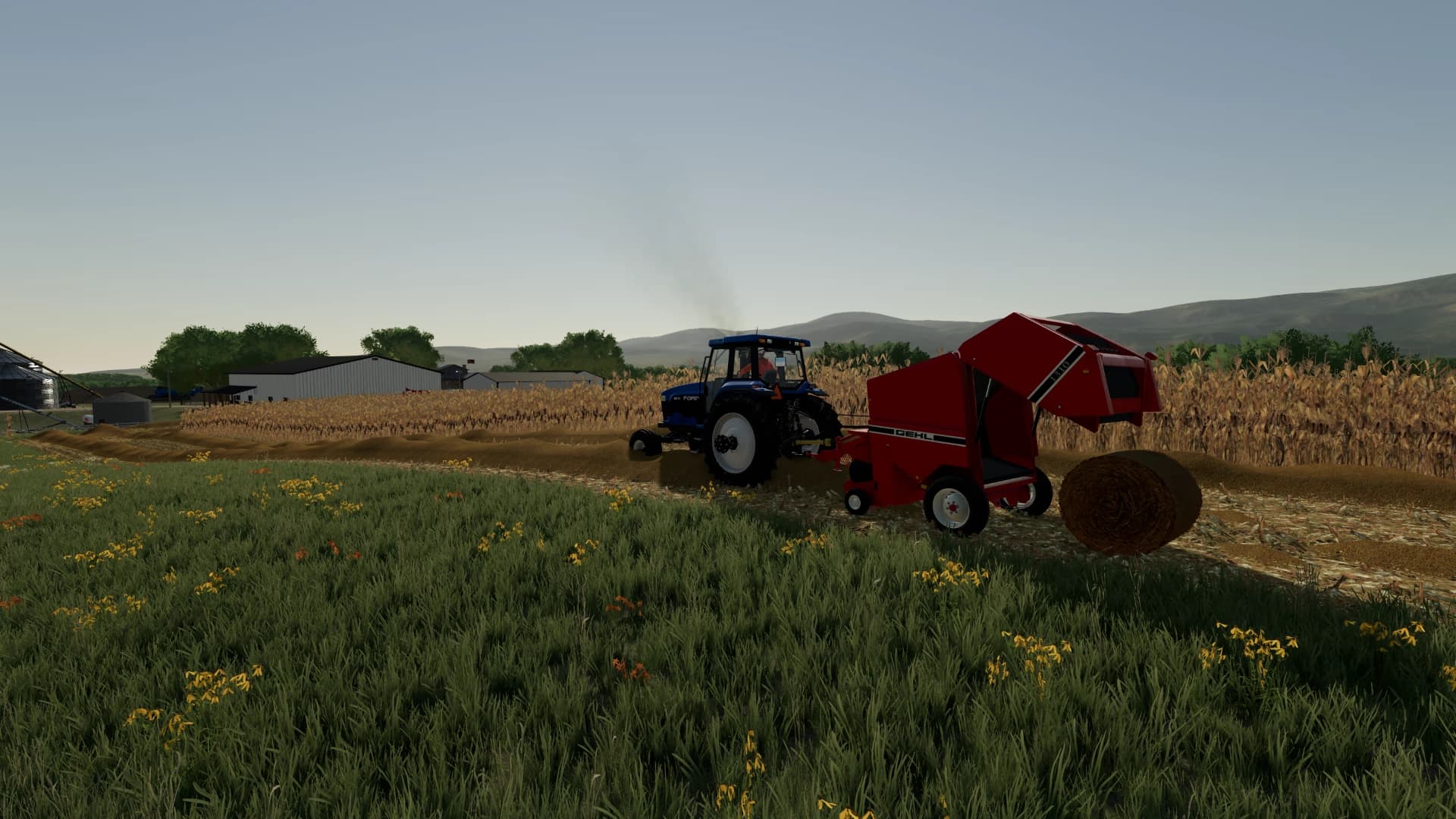 GEHL 1310 ROUND BALER 2