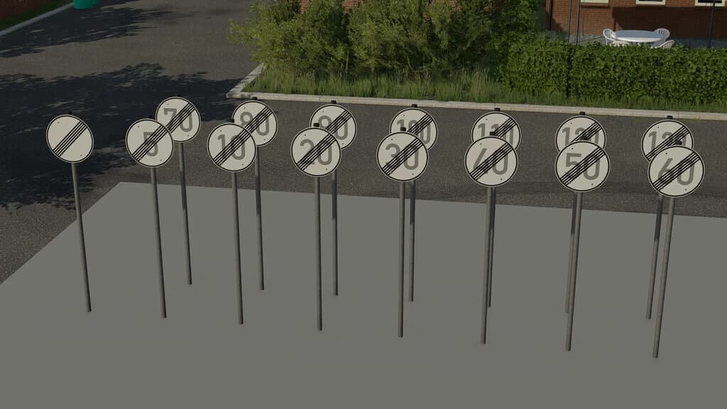 GERMAN TRAFFIC SIGNS (PREFAB) 2