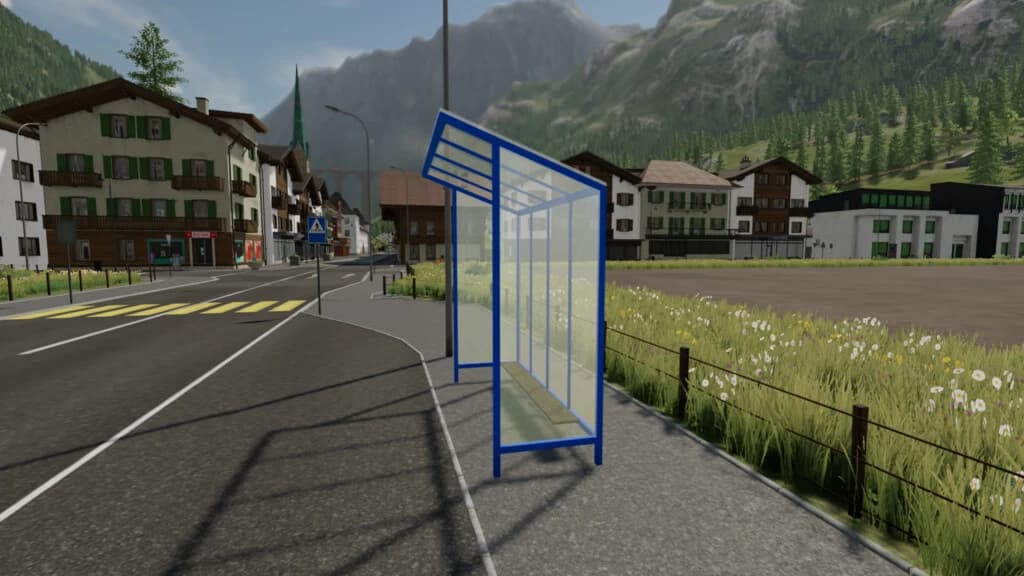 GLASS BUS STOP PREFAB