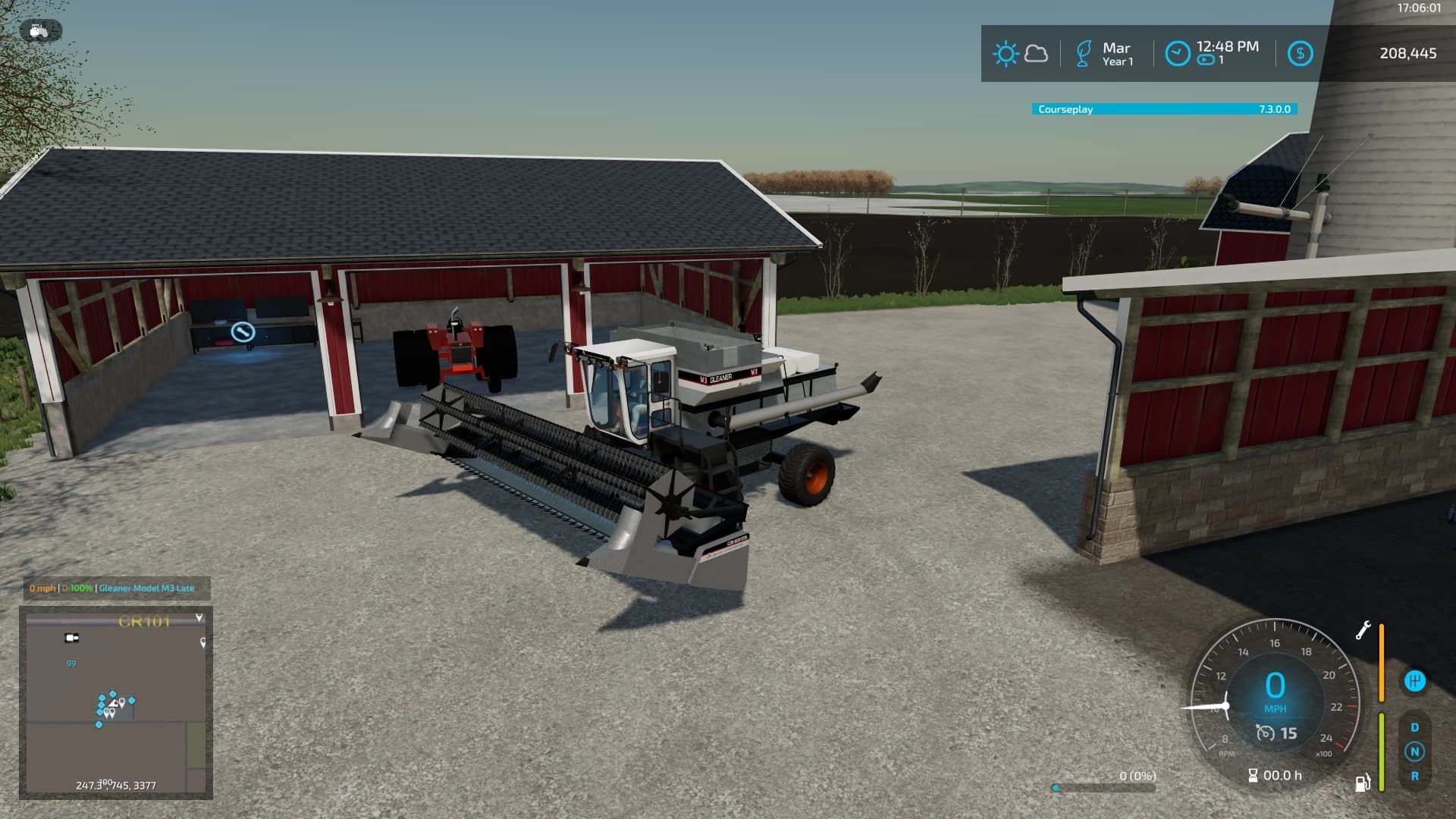 GLEANER L/M WITH HEADERS