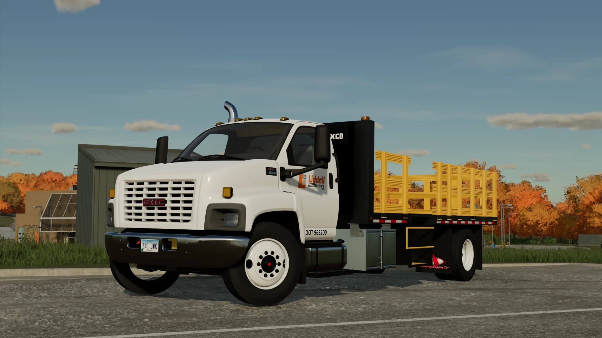 GMC C8500 FLATBED CONE TRUCK 5