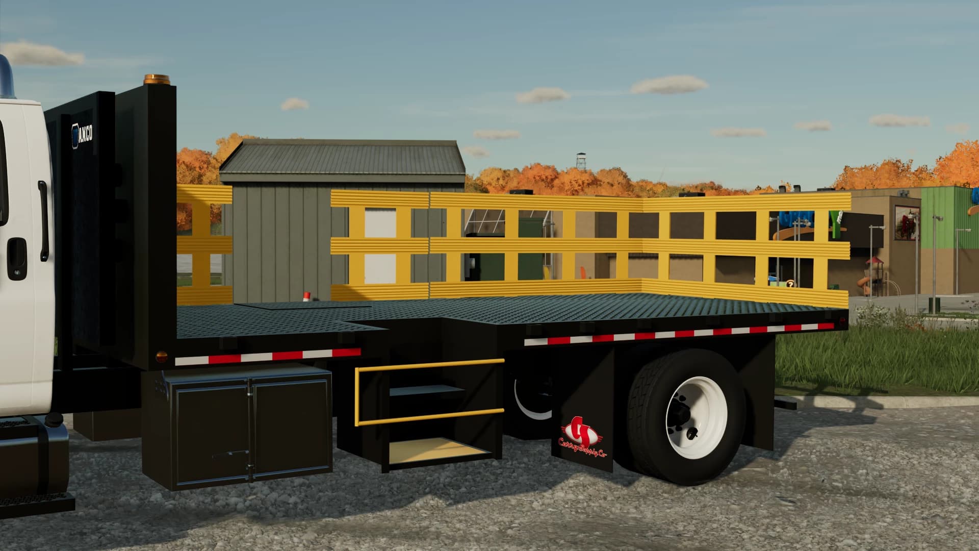 GMC C8500 FLATBED CONE TRUCK 2