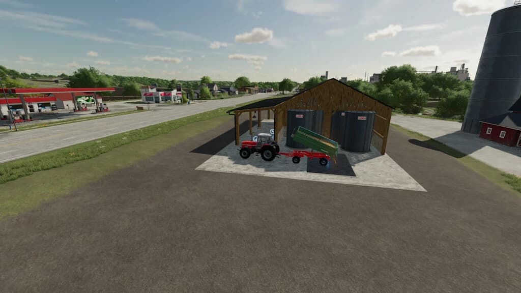 GRAIN SILO WITH WORKSHOP 2