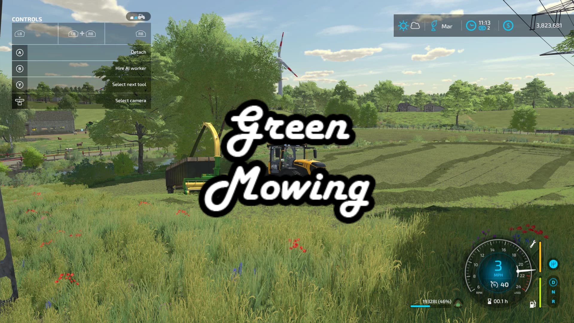 GREEN MOWING