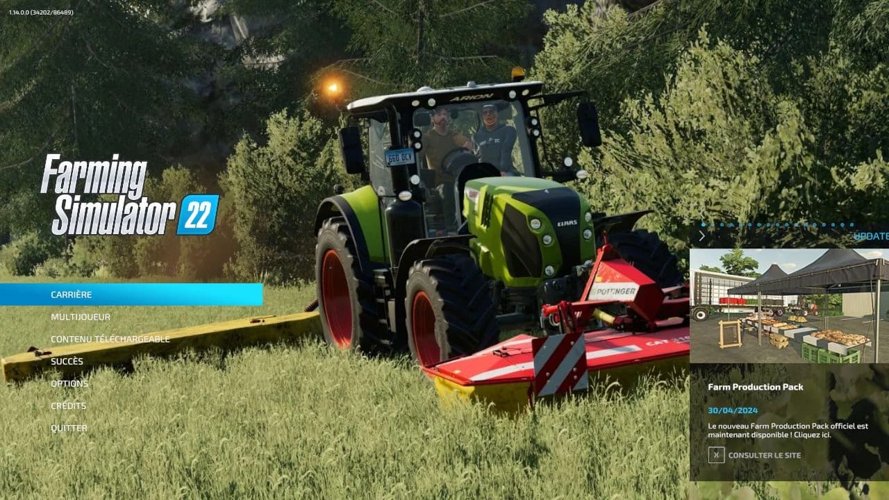 Game menu background BETA 4