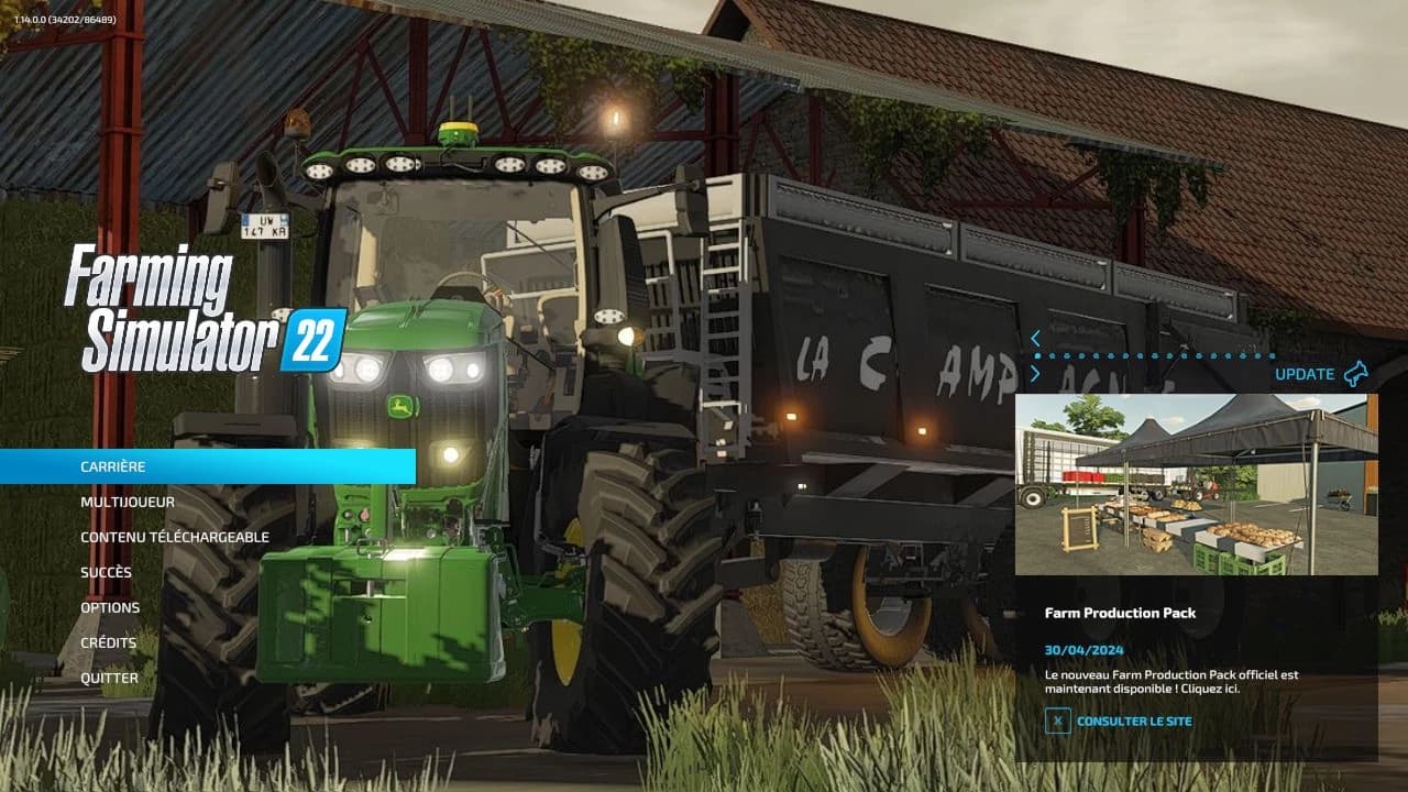 Game menu background BETA 3
