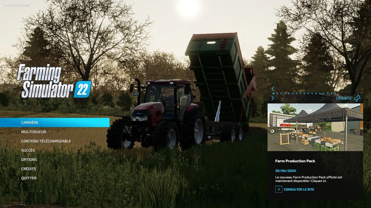 Game menu background BETA