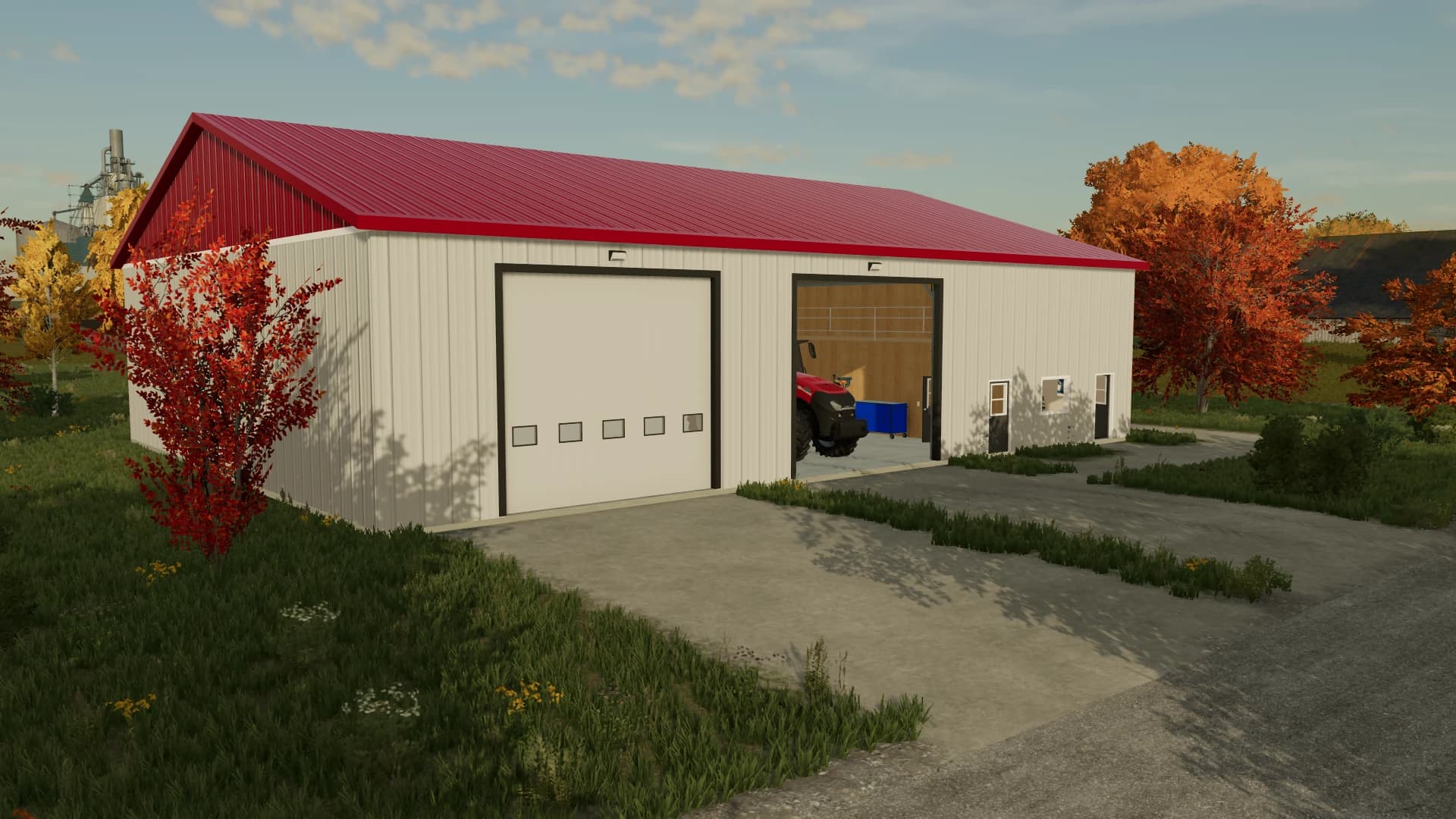 Garage Red 70x90 6