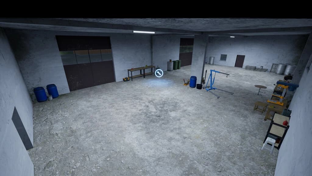 HALL WITH WORKSHOP
