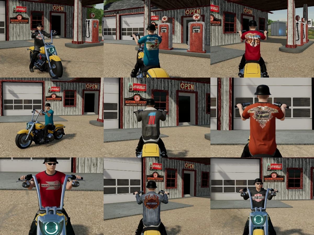 HARLEY THEMED CLOTHING PACK