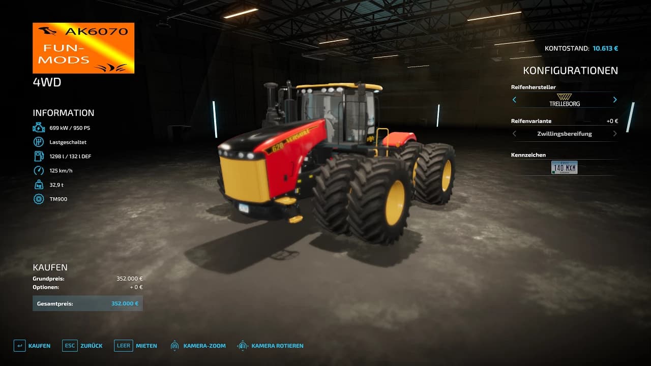 HIGH SPEED TRACTOR VERSATILE 3