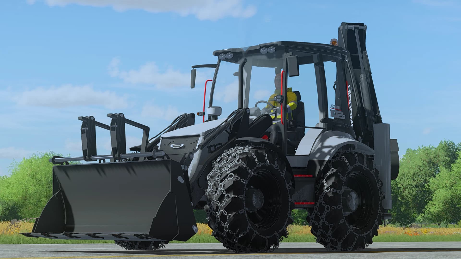 HMK 102B Backhoe Loader 3