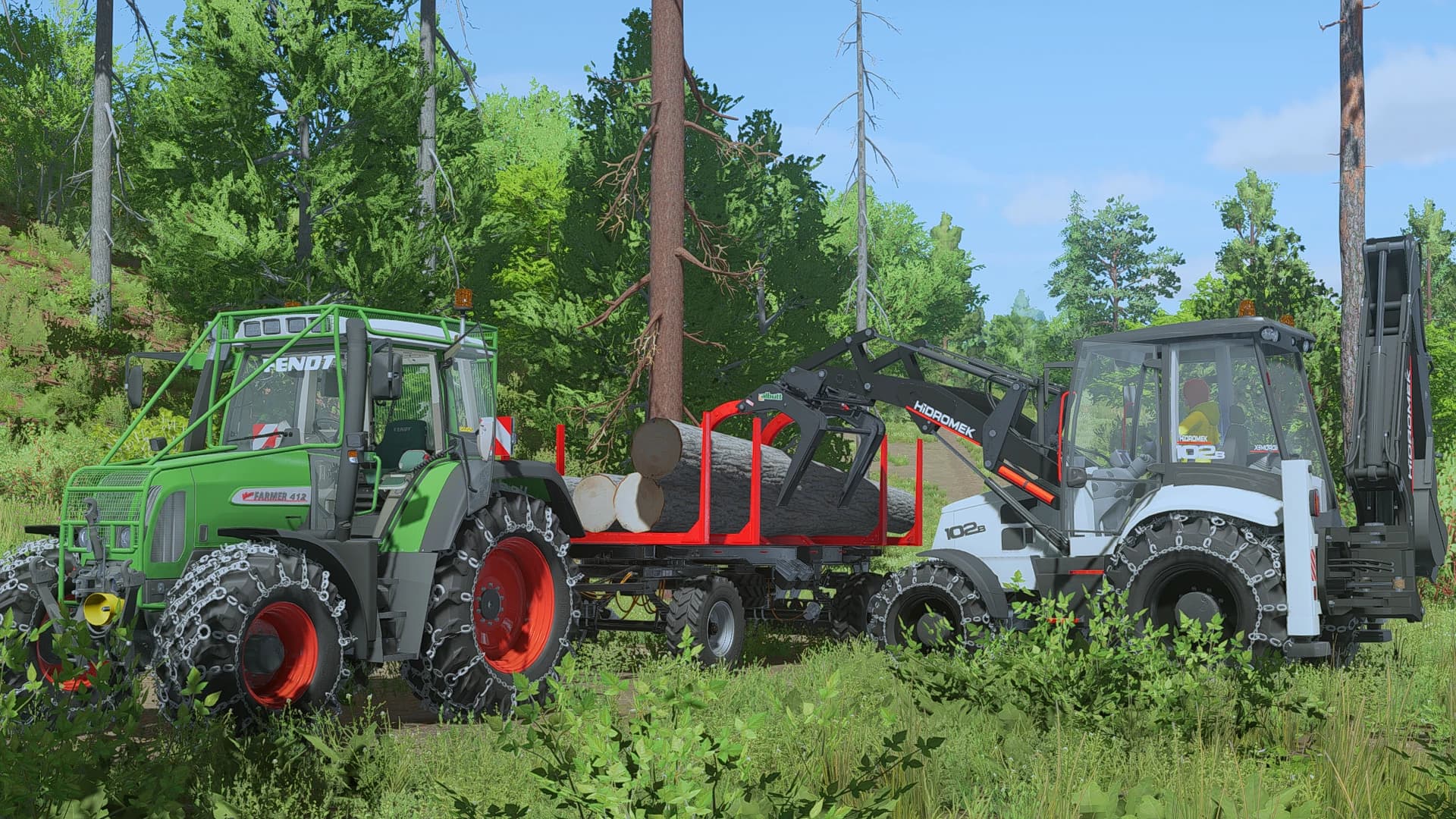 HMK 102B Backhoe Loader 4