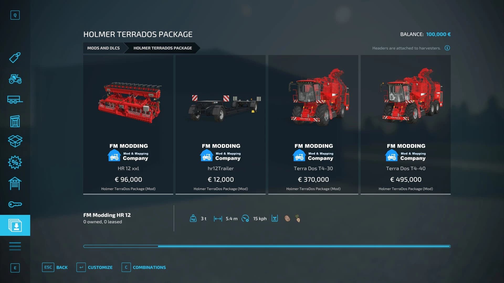HOLMER TERRADOS PACK 2