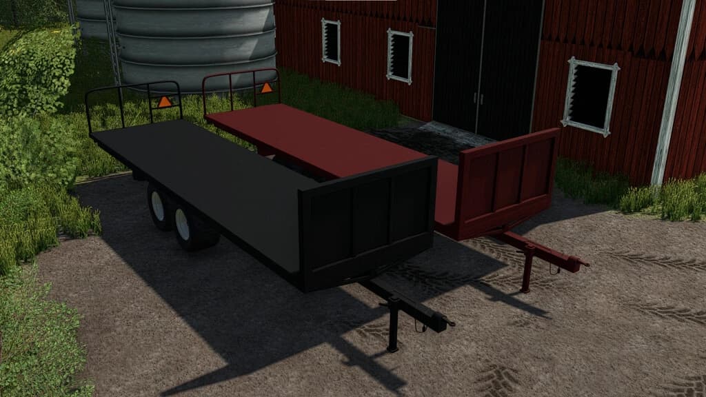 HOMEMADE BALE TRAILER