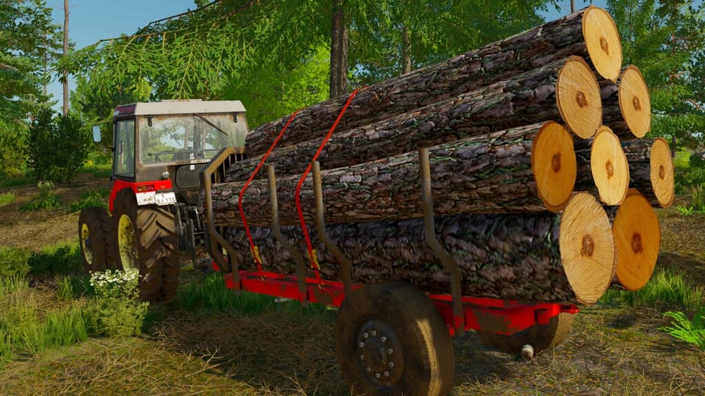 HOMEMADE FOREST TRAILER