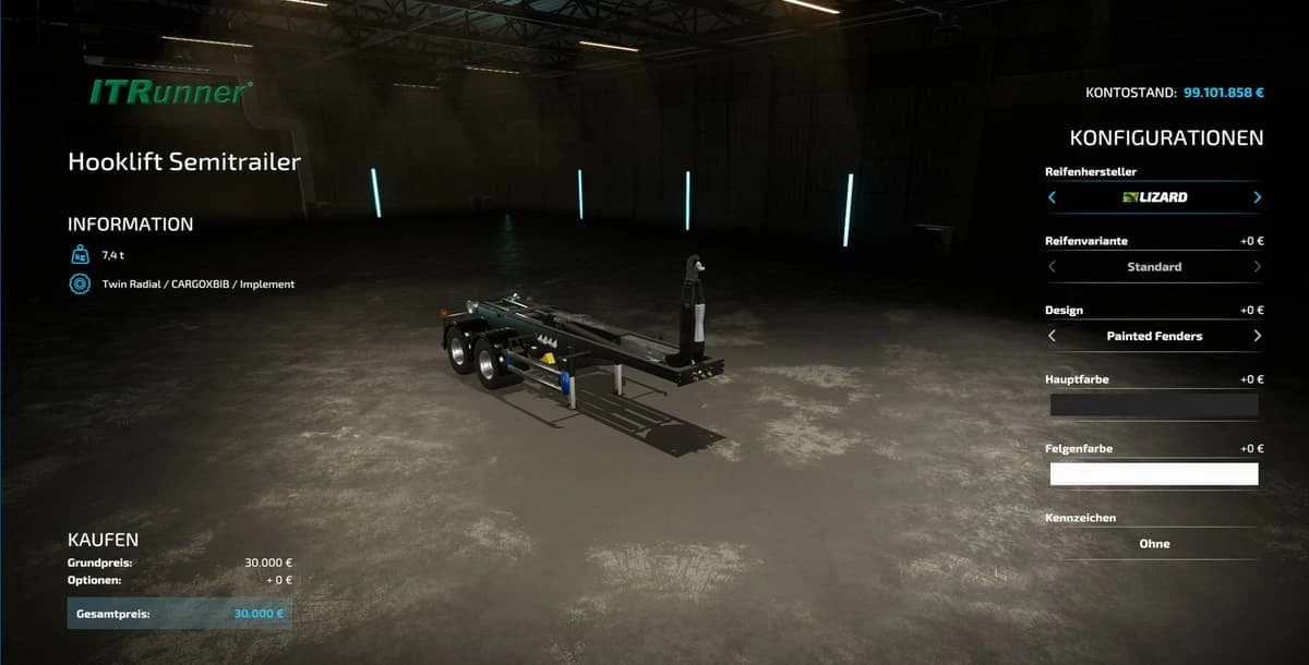 HOOKLIFT SATTLE (SEMI ITRUNNER) 3