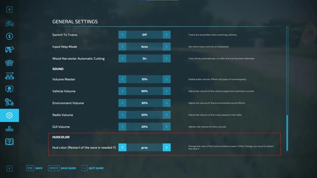 HUD COLOR
