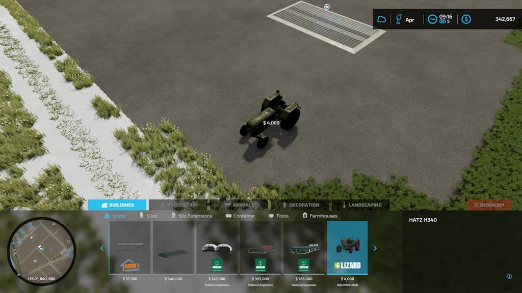 Hatz H340 Placeable 3