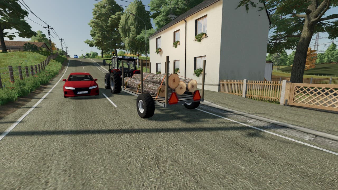 Homemade wood trailer 2