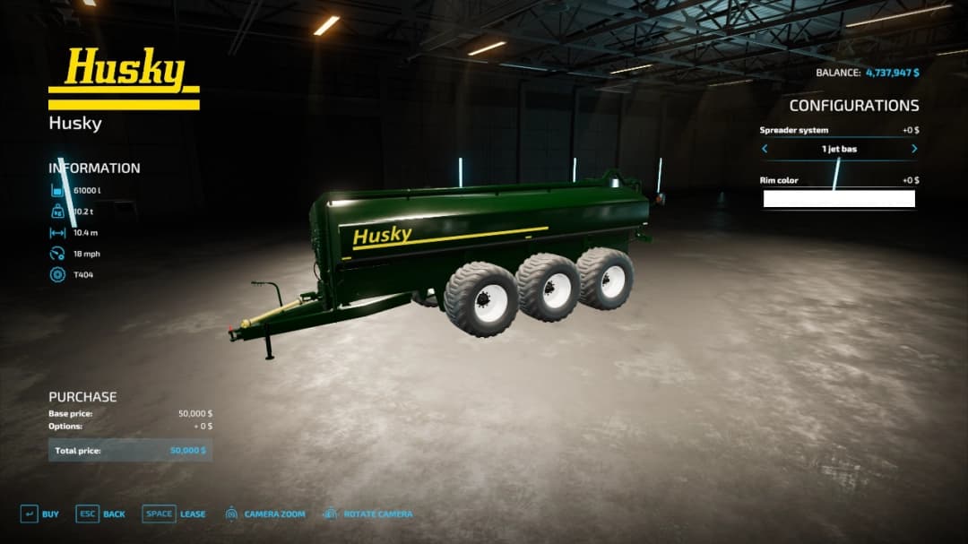 Husky Slurry Tanker 3