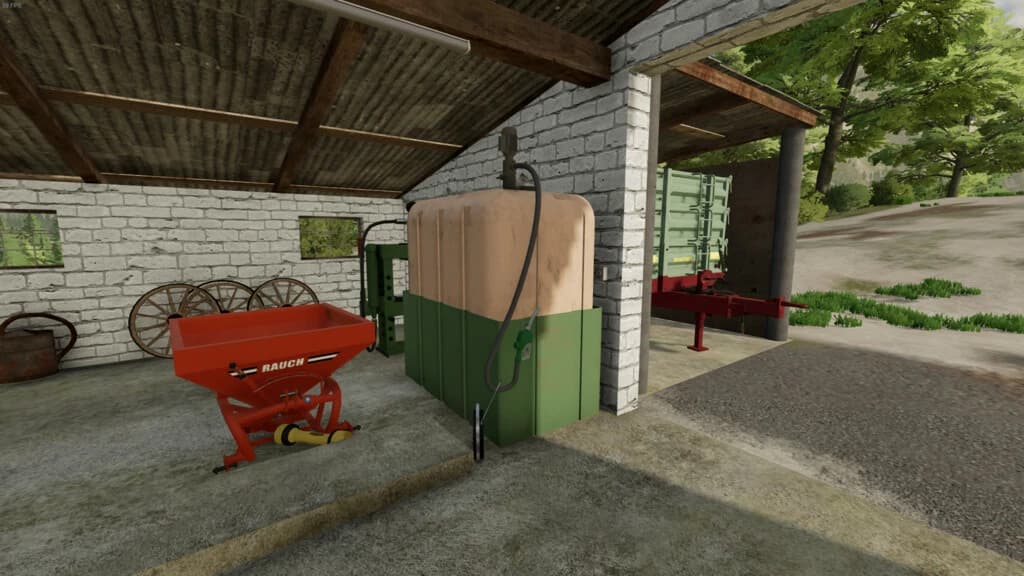 INDOOR FUEL TANK WITH PUMP