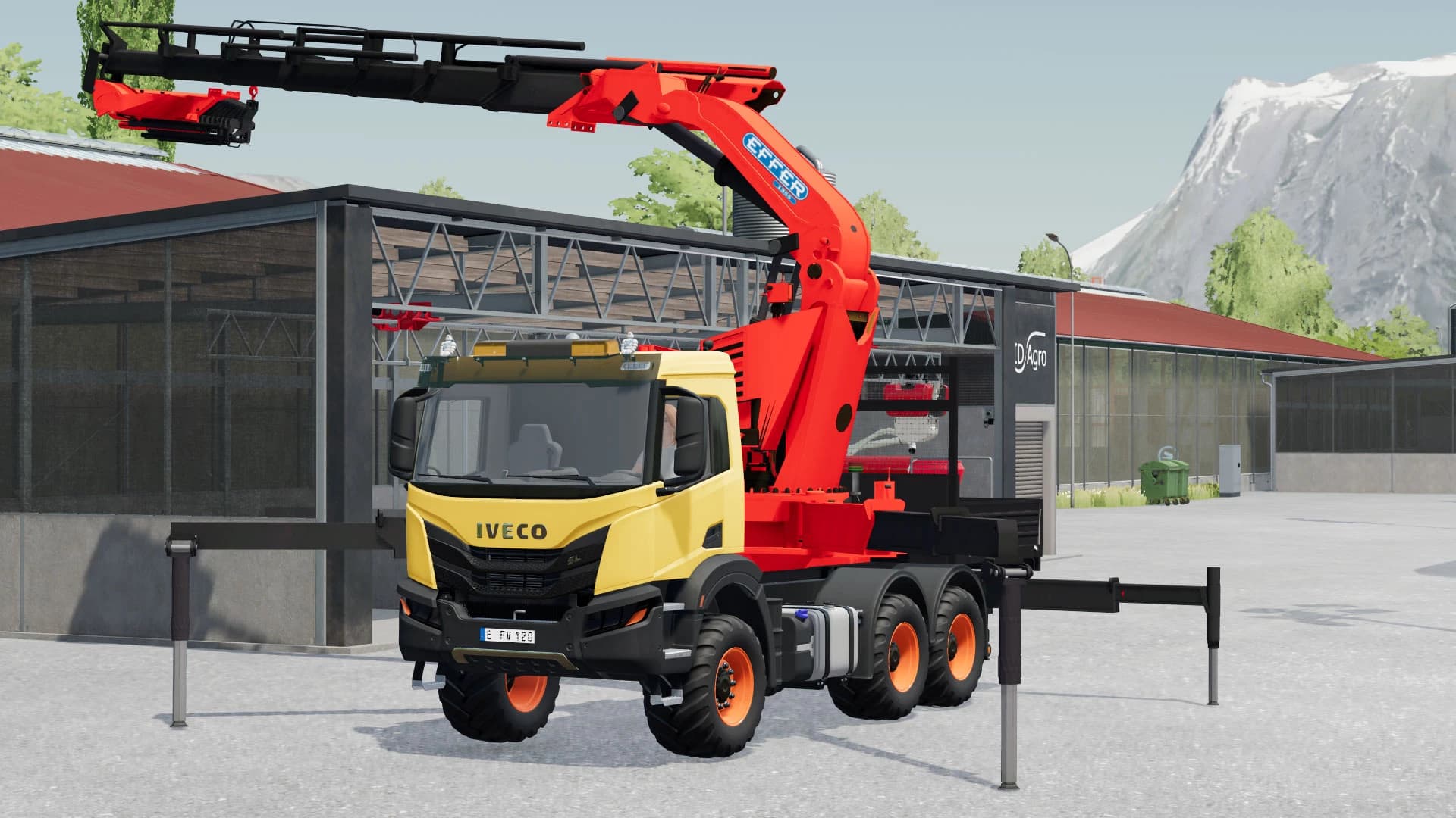 IVECO X-WAY WITH EFFER CRANE 2