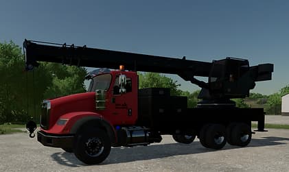 International HX620 Crane