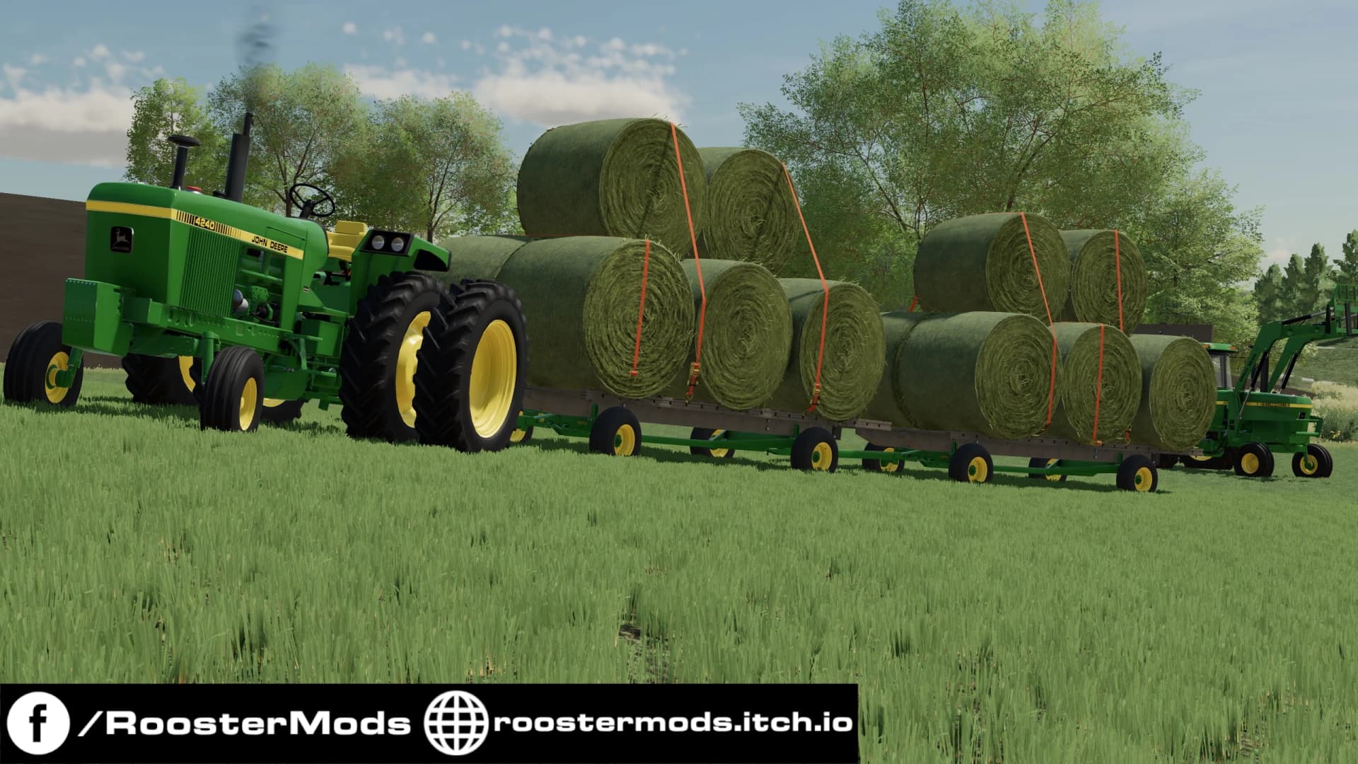 JOHN DEERE 1075 HAY WAGON 4