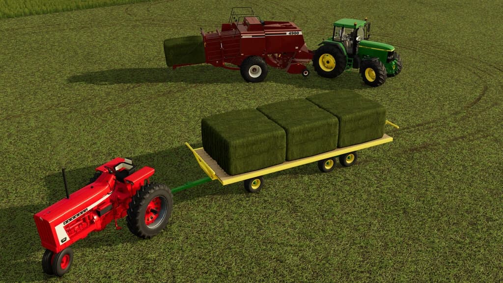 JOHN DEERE 1275 BALE WAGONS 5