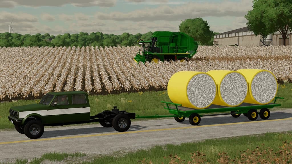 JOHN DEERE 1275 BALE WAGONS 2