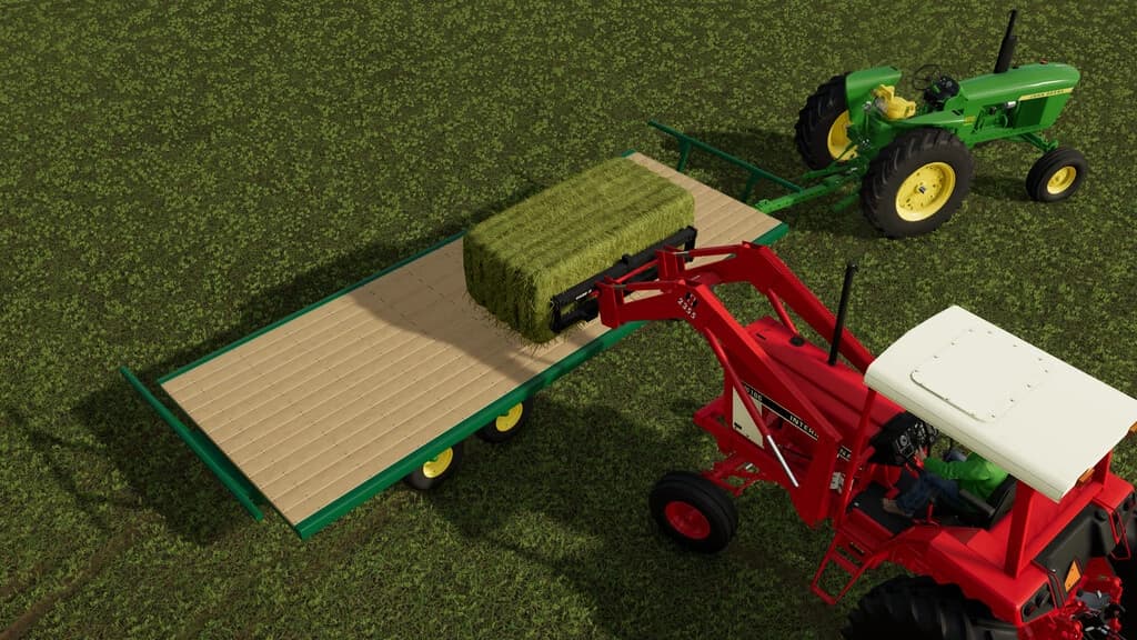 JOHN DEERE 1275 BALE WAGONS