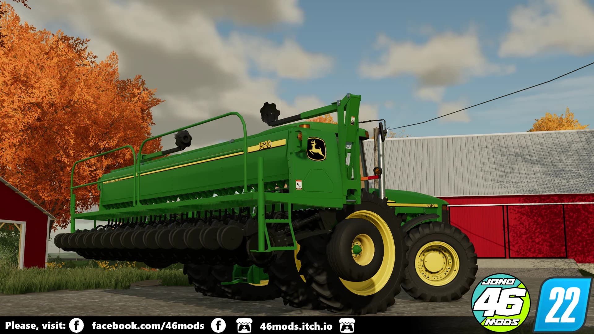 JOHN DEERE 1520, 3 POINTS HITCH SEEDER 5