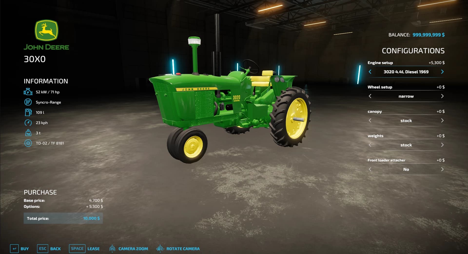 JOHN DEERE 30X0 3