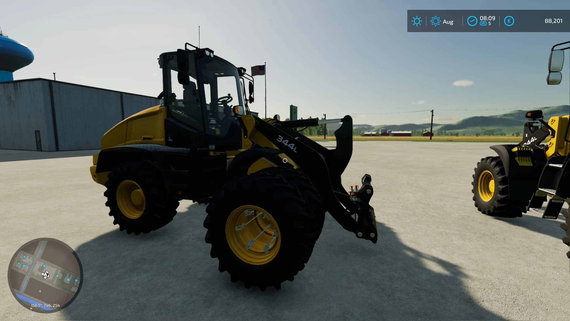 JOHN DEERE 344L WITH STROBES 4