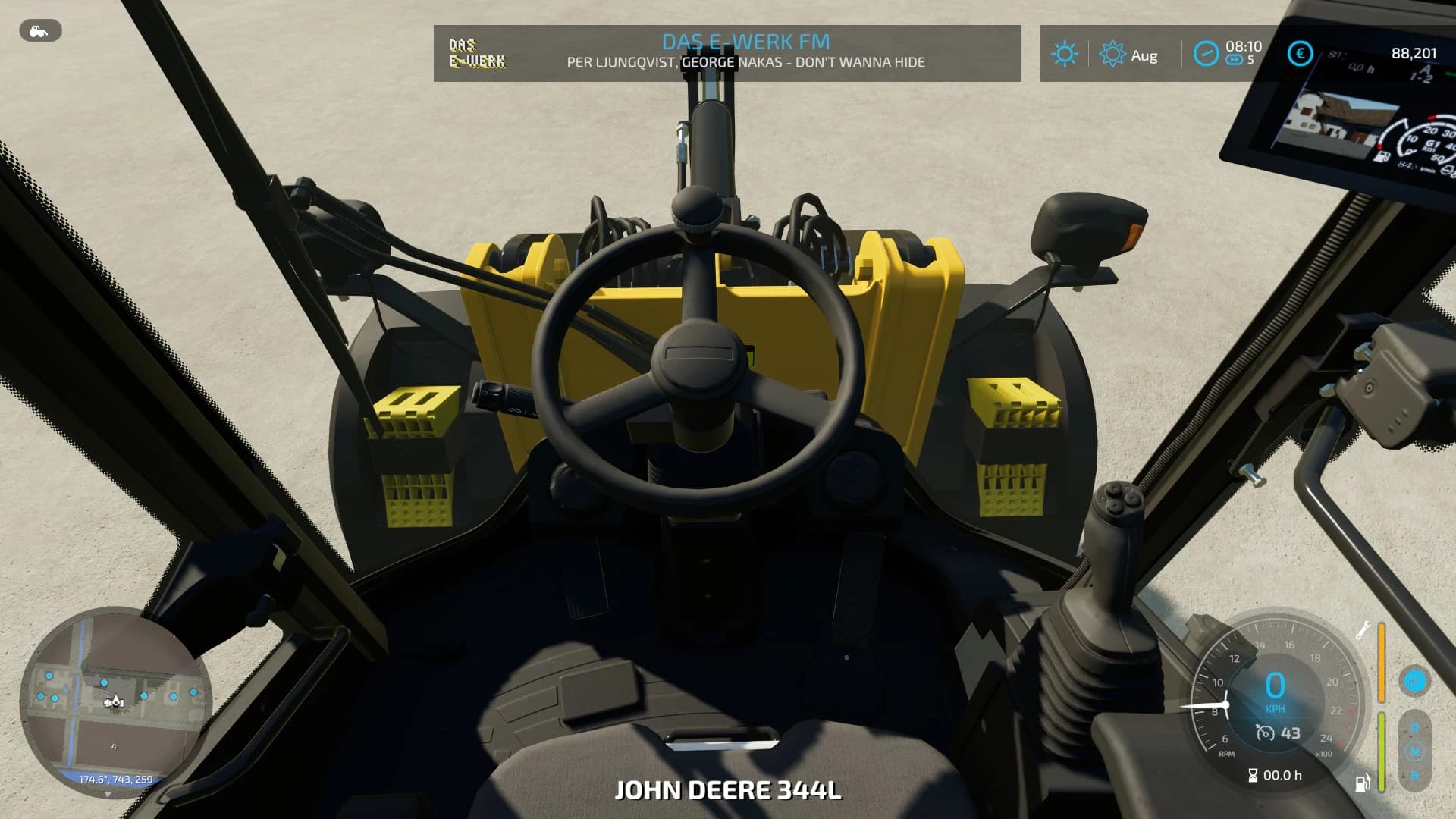 JOHN DEERE 344L WITH STROBES