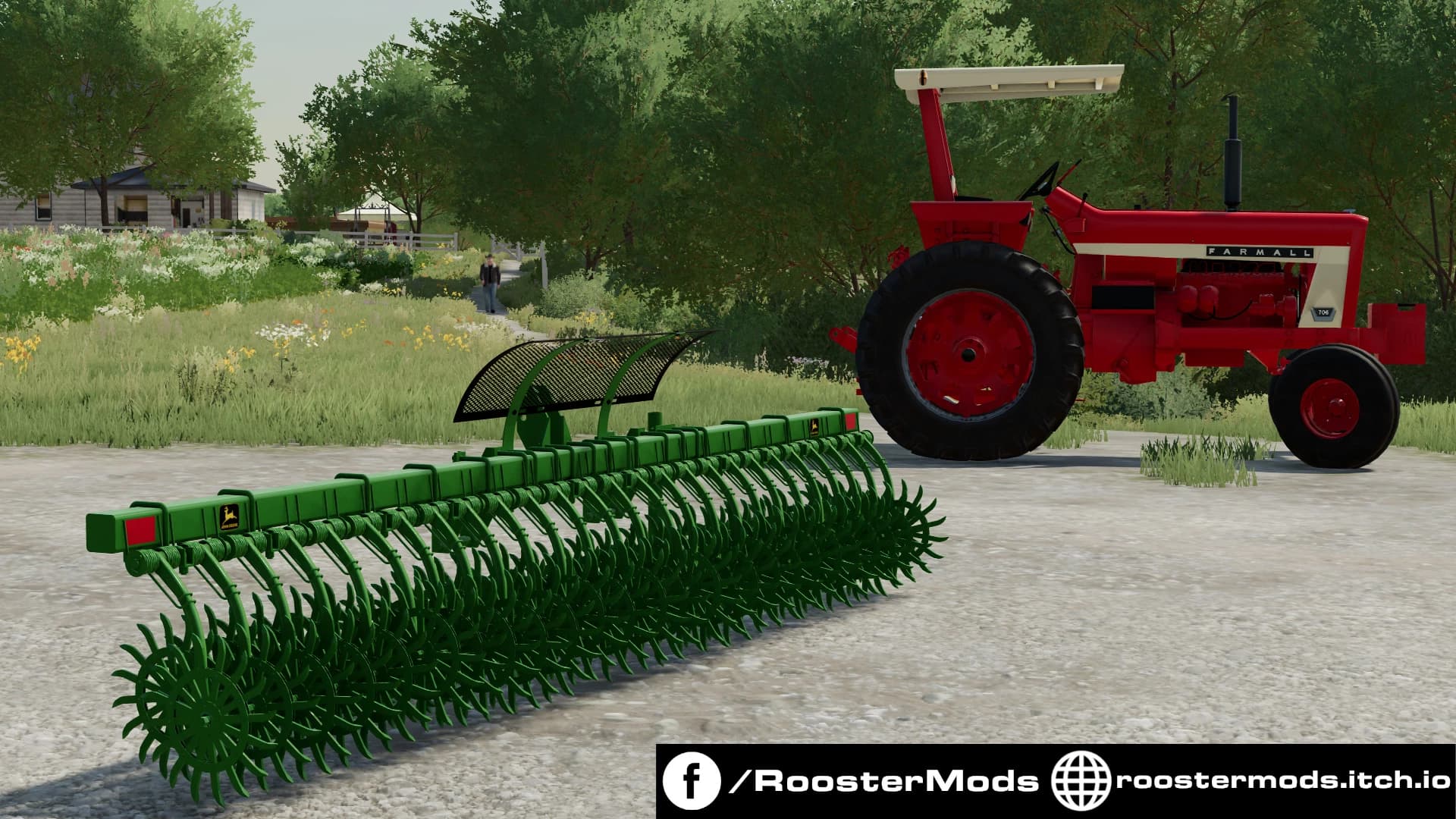 JOHN DEERE 400 ROTARY HOE 5