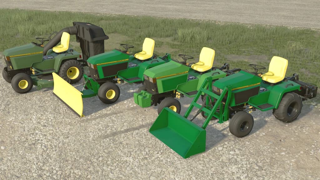JOHN DEERE 445 AND UTILITYS 3